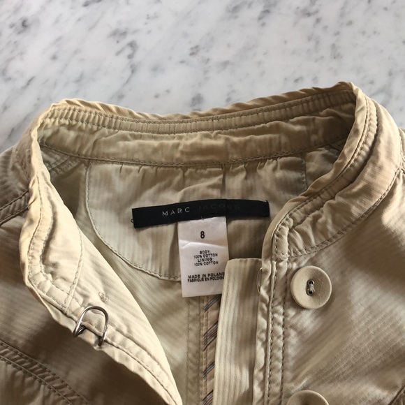 Marc Jacobs Cotton Safari Jacket Sz 8 - Picture 5 of 6